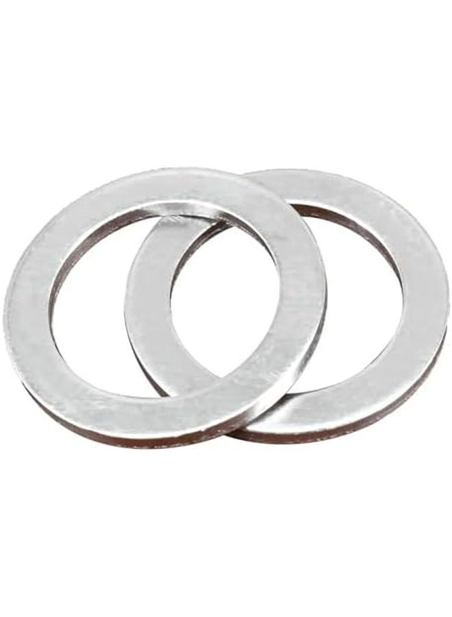M6x12mmx1mm Aluminum Flat Washer 15PCS Metal Seals Gaskets For Tightness Temperature Wear - Image 5