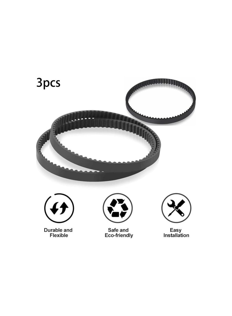 GGOOT 3 Pack Rubber Vacuum Drive Belt Replacement for Shark Rotator Pro Lift-Away Vacuum Cleaner NV500, NV501, NV502, NV503, NV505, NV500W  - Image 4