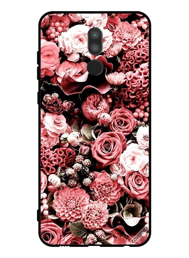 Covernex Protective Case Cover For Huawei Mate 10 Lite Peach Roses 2 - Image 1