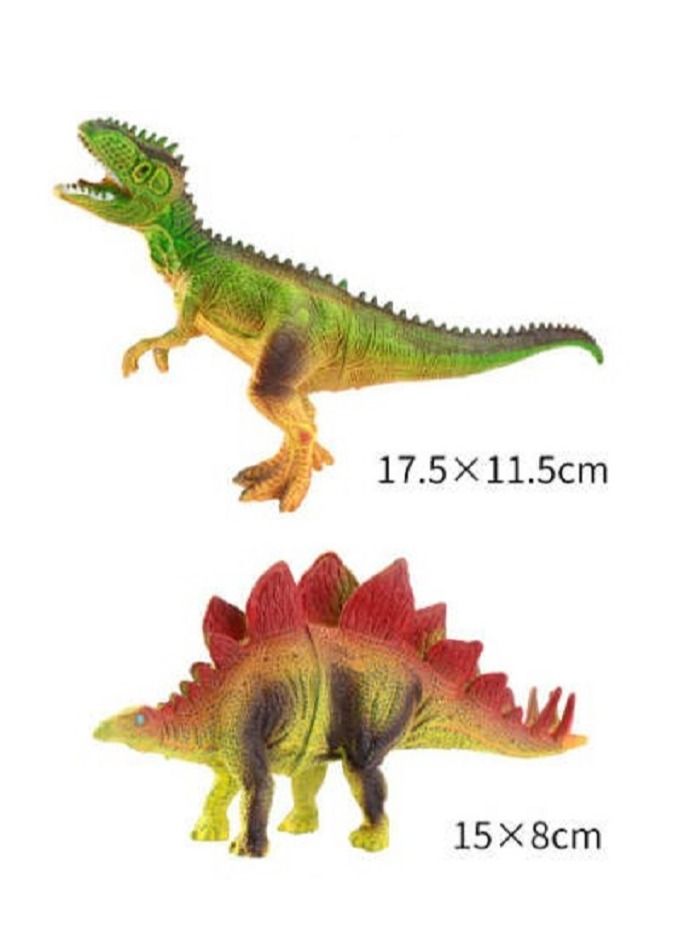 6-Piece of Top-Quality Dinosaur Toys, Realistic Solid Static Dinosaur Model Toys, Jurassic T-Rex & Stegosaurus Toys, Ramadan Gifts, Eid al-Fitr Presents, Gifts for Children - Image 5
