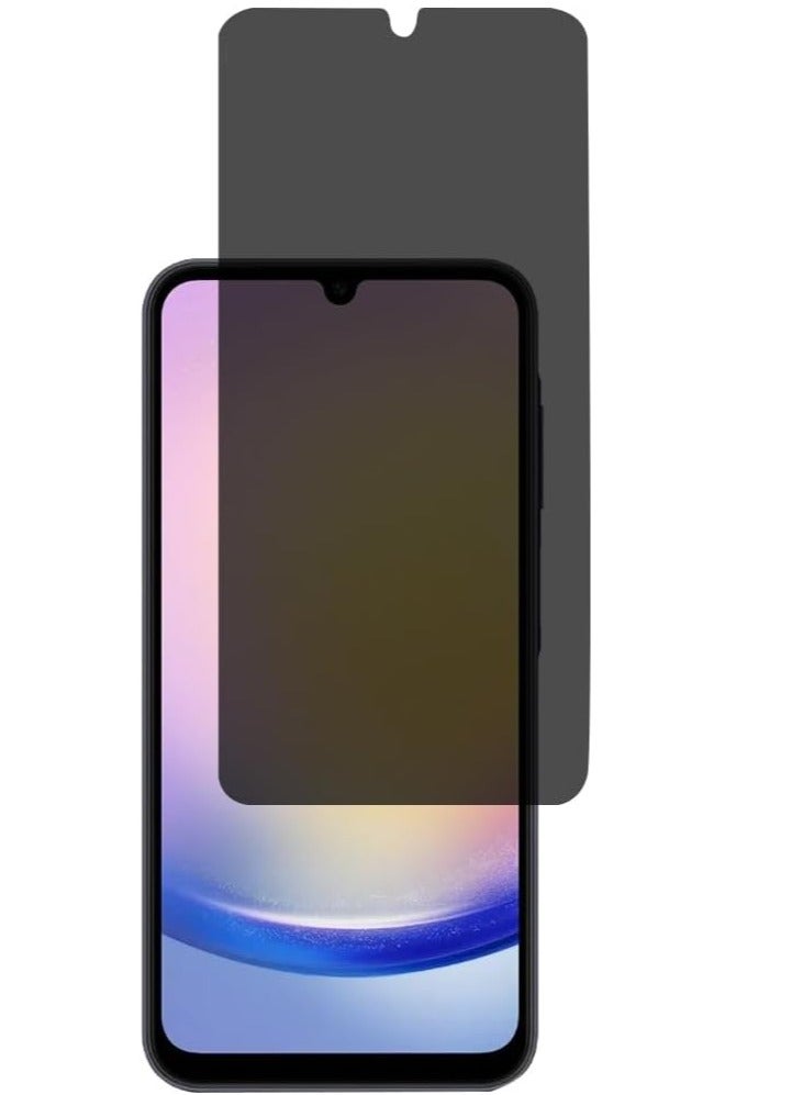 MIGOFAST Privacy Screen protector compatible with Samsung Galaxy A15 / A25 Screen Protector Tempered Glass   Anti-Glare HD Full Coverage Easy Installation Scratch Resistant 9H Hardness - Image 1
