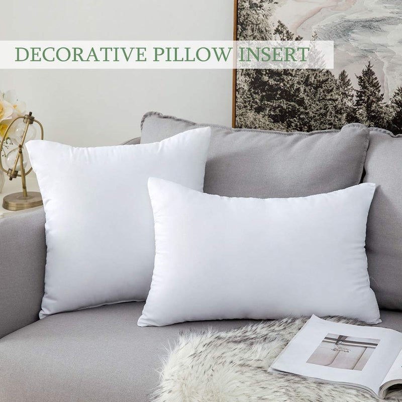 MIULEE MIULEE Throw Pillow Insert Premium Pillow Stuffer Sham Rectangle for Decorative Cushion Bed Couch Sofa 14x20 Inch  - Image 5