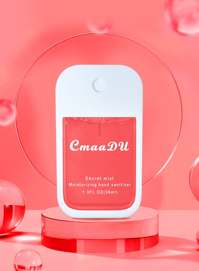 CmaaDu رش هلام معقم لليدين مرطب محمول مناسب للسفر فعّال مضاد للبكتيريا سريع الجفاف عطر معقم لليدين لمنع البكتيريا وحماية الصحة 38مل - Image 2