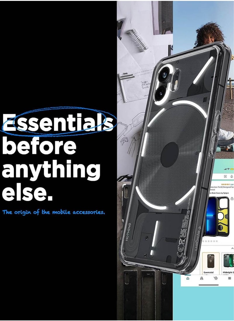 Spigen - غطاء حماية Ultra Hybrid for Nothing Phone (2) - كريستال فضائي - Image 1