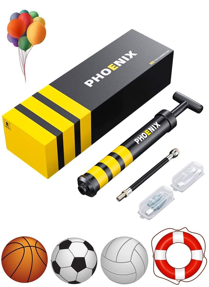 Phoenix Heavy Duty Air Pump For All Kind Of Sports Balls, Swim Inflatables, Inflatable Bed and Sofa, Yoga Balls, Toys, Soccer Ball Air Pump, Air Pump For Football, Basketball Air Pump, Hand Inflator Pump  - Image 1