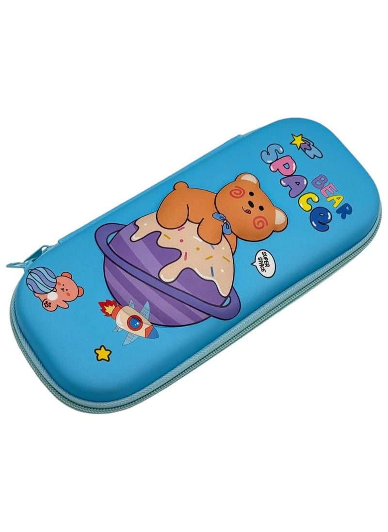 QSHOP QSHOP®Cartoon Pencil Case & Pencil Case, Multifunctional Pencil Case for Boys and Girls with Inner Mesh Pocket Perfect Organizer for Pens, School Supplies  - Image 1