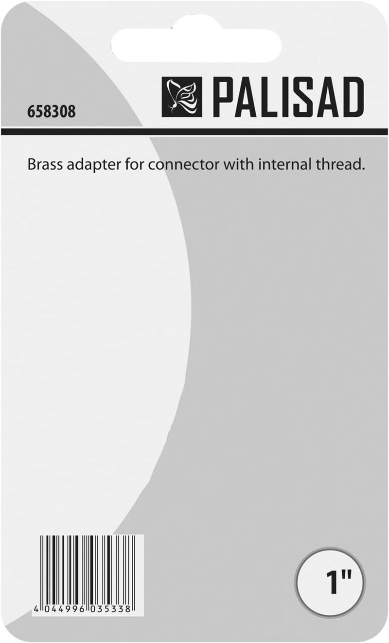 PALISAD Brass Adapter with Internal Thread – 1″ Hose Fitting - Image 5