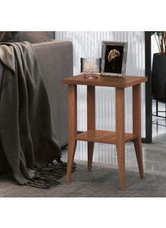 IThree Tall End Table Side Table with Lower Shelf for Home DecorLiving Room Single Table