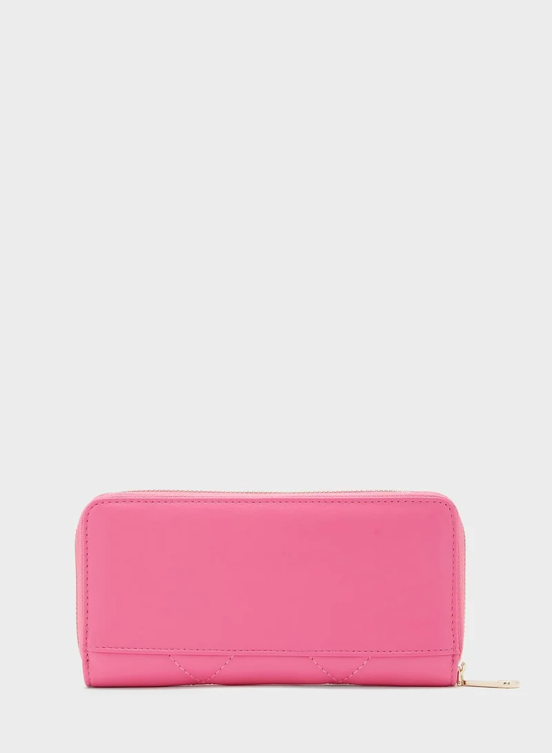 Dune LONDON Kingsbury Quilted Zip Around Purse