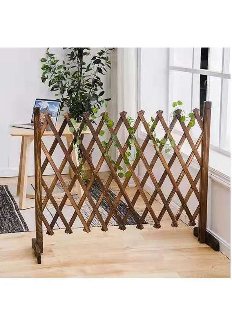 LINGWEI Expanding Trellis Wooden Privacy Fence - Image 5