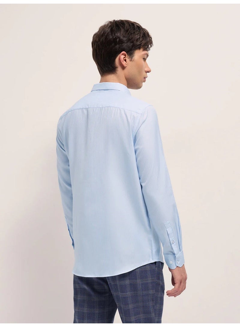 THE BEAR HOUSE Men’s Long Sleeve Shirt – Classic, Comfortable and Stylish Essential for Work, Travel or Casual Outings - Image 4