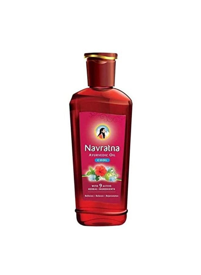 Navratna - Ayurvedic Cool Hair Oil With 9 Herbal Ingredients 300Ml - Image 1