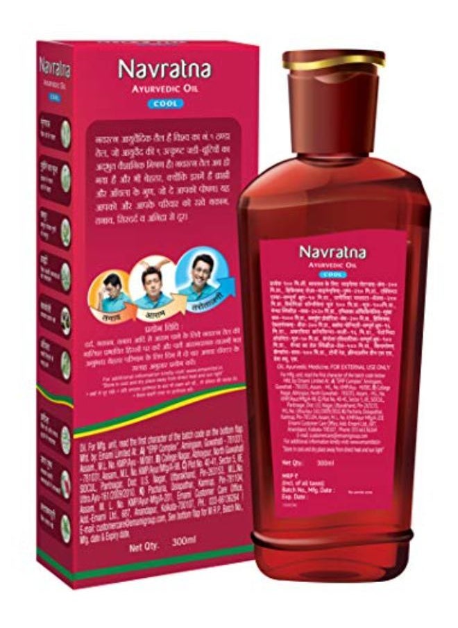 Navratna - Ayurvedic Cool Hair Oil With 9 Herbal Ingredients 300Ml - Image 1