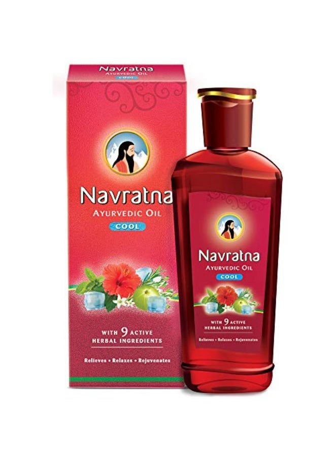 Navratna - Ayurvedic Cool Hair Oil With 9 Herbal Ingredients 300Ml - Image 1