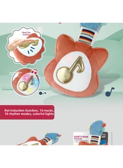 Generic Product Infant And Toddler Soothing Pat Drum Plush Sound And Light Early Education Toys Educational Family Baby Toys Wholesale-Color:Pat Drum Plush Sound And Light Elephant Piano (gift Bundle Pocket)  - Image 3