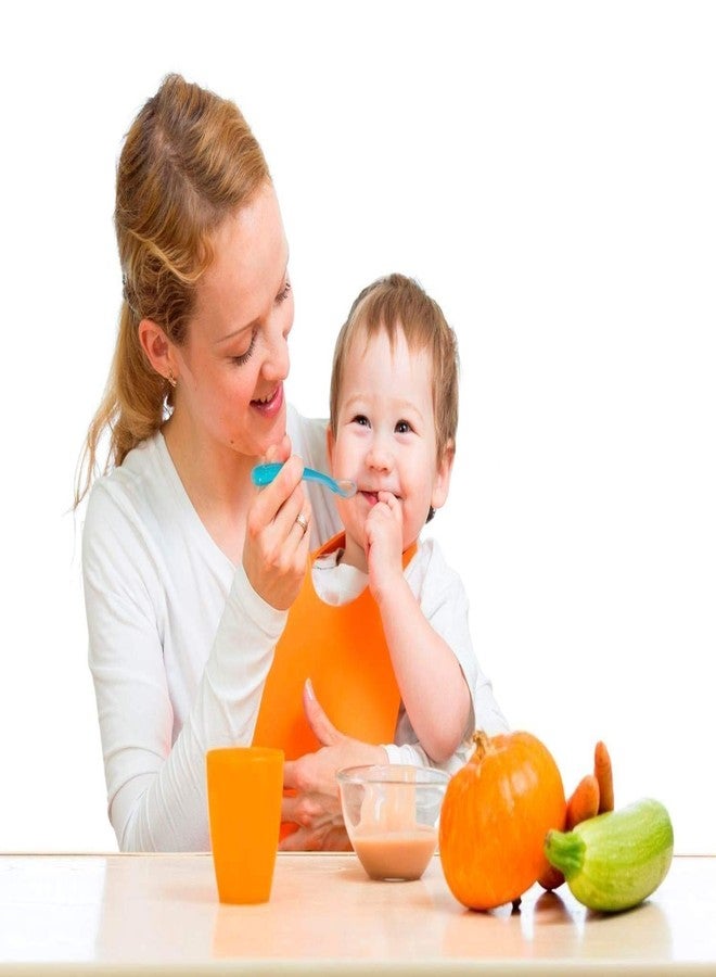 Chic Buddy Ultra Care Soft Tip And Easy Grip Silicone Baby Spoon Set, Bpa-Free - Led Weaning Spoon - Spoon Set For Kids,Silicone Spoon For Baby,Gentle On Gums, Easy-To-Hold,, 17 Cm - Image 5