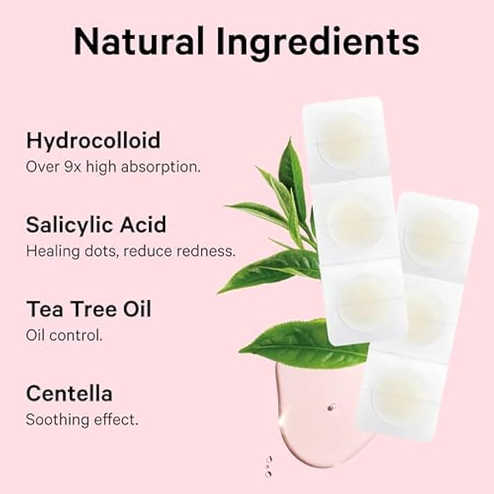 Sosky Pimple Patches for Face, Invisible Hydrocolloid Acne Patches, HSA Store Eligible Items, Zit Sticker for Face and Skin, Pimple Sticker for Covering Zits, Blemishes with Salicylic Acid 48 Count - Image 5
