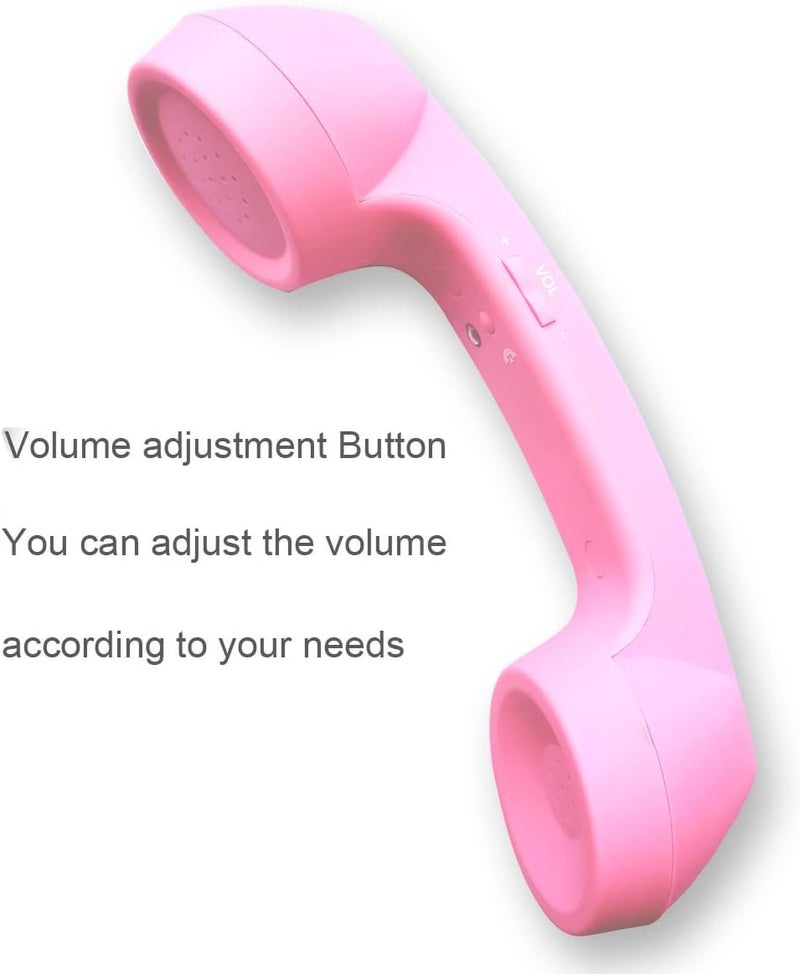 ENJOY-UNIQUE Handset Bluetooth Headphones and Earphones Retro Wireless for Mobile Phone with Comfortable Call Compatible with iPhone Samsung Smartphones, Tablets, Laptop - Image 2