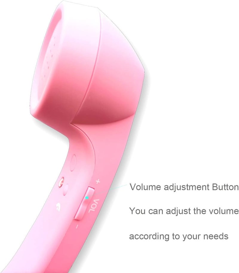 ENJOY-UNIQUE Handset Bluetooth Headphones and Earphones Retro Wireless for Mobile Phone with Comfortable Call Compatible with iPhone Samsung Smartphones, Tablets, Laptop - Image 3