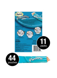 Temptations Temptations Creamy Puree with Tuna Lickable, Squeezable Cat Treats, 0.42 Oz Pouches, 4 Count (Pack of 11) - Total 44 Count  - Image 2