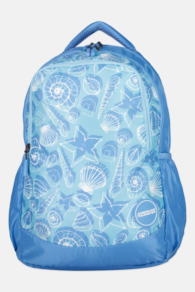 AMERICAN TOURISTER Women Brand Logo Backpack, Blue  - Image 1