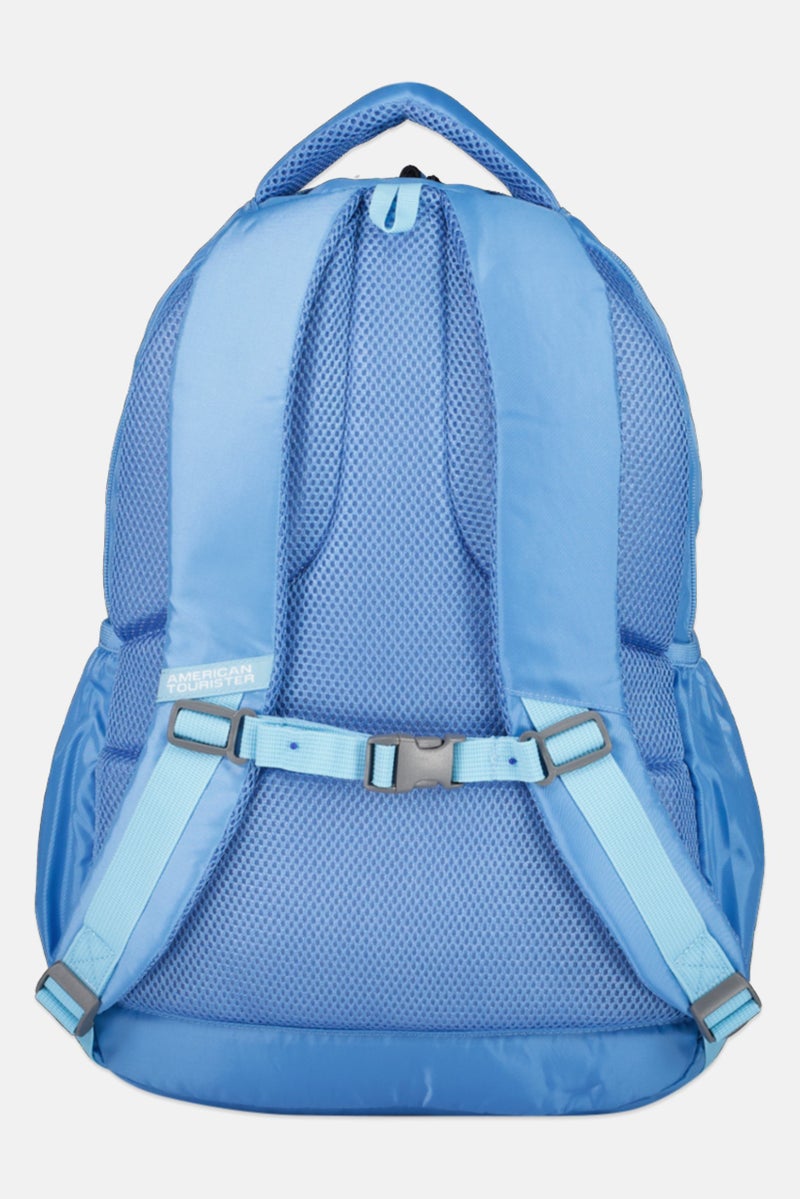 AMERICAN TOURISTER Women Brand Logo Backpack, Blue  - Image 2
