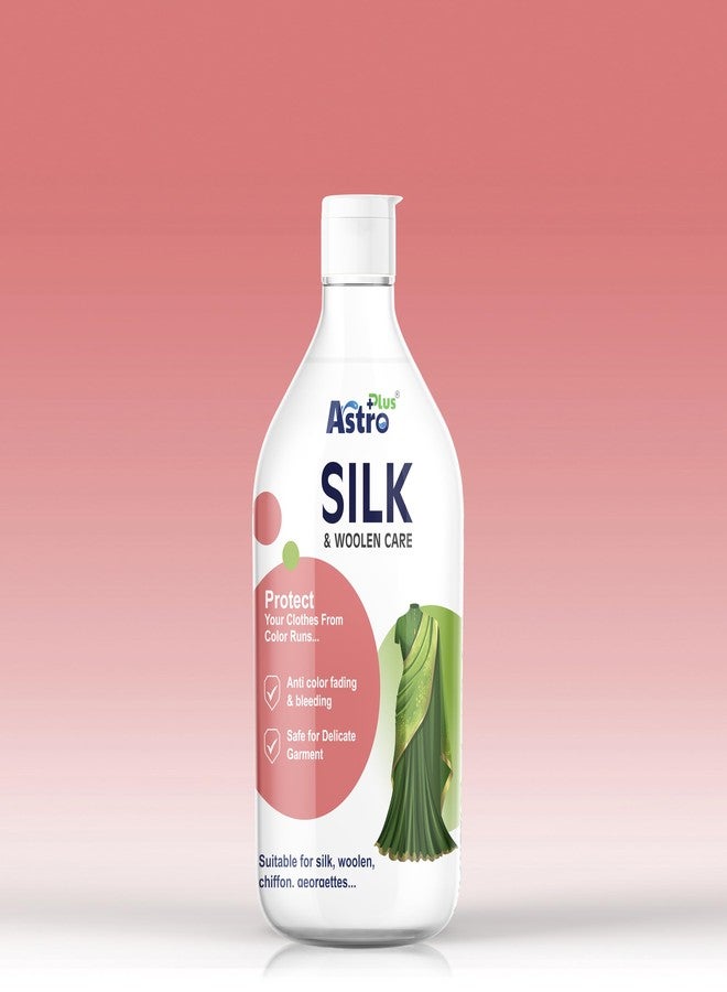 ASTRO PLUS + Astro Plus+ Silk & Woolen Care Washing Liquid - 500ML | Delicate Detergent for Silk Saree & Woolen Clothes Wash at Home - Image 1