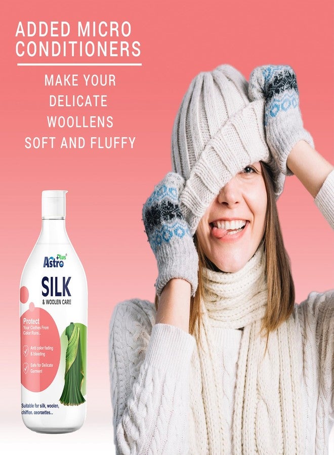ASTRO PLUS + Astro Plus+ Silk & Woolen Care Washing Liquid - 500ML | Delicate Detergent for Silk Saree & Woolen Clothes Wash at Home - Image 4