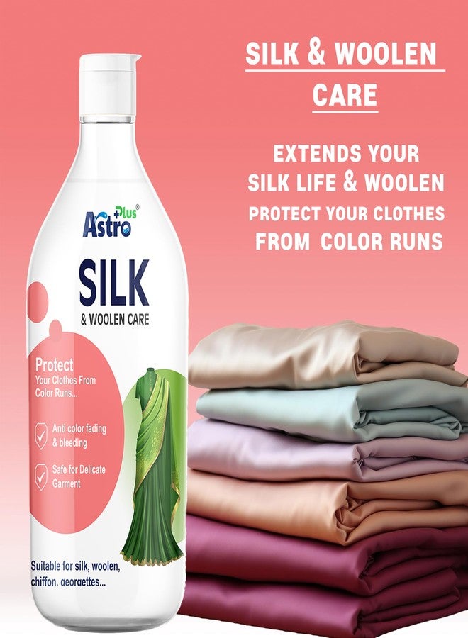 ASTRO PLUS + Astro Plus+ Silk & Woolen Care Washing Liquid - 500ML | Delicate Detergent for Silk Saree & Woolen Clothes Wash at Home - Image 2