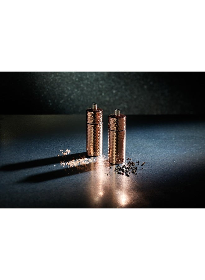Master Class Masterclass Hammered Copper Salt Mill, 16Cm, Gift Tagged - Image 1