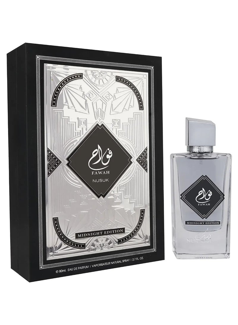 Nusuk Fawah Midnight For Men Eau De Parfum 80ML - Image 2