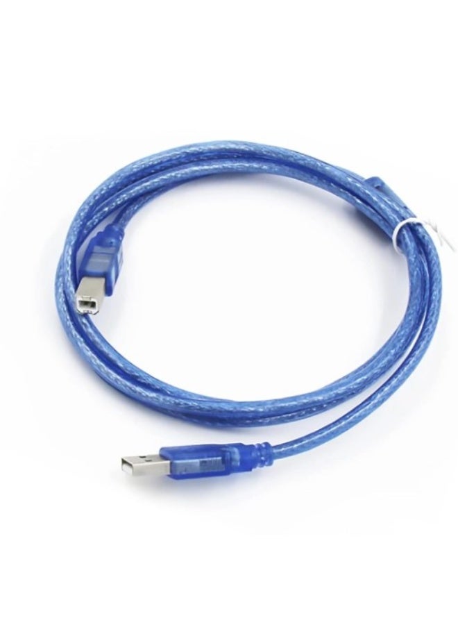 USB 2.0 A-B CABLE BLUE 1.5M