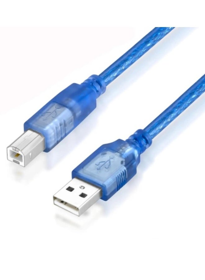 USB 2.0 A-B CABLE BLUE 1.5M