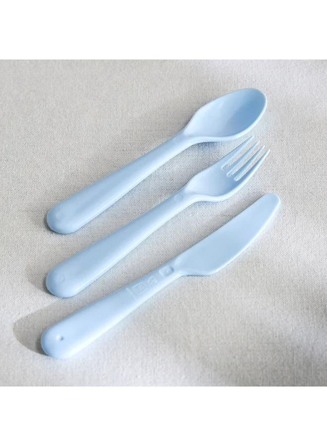 Home Box Ela 18-Piece Knife with Fork and Spoon Set 16.3 x 3.3 cm