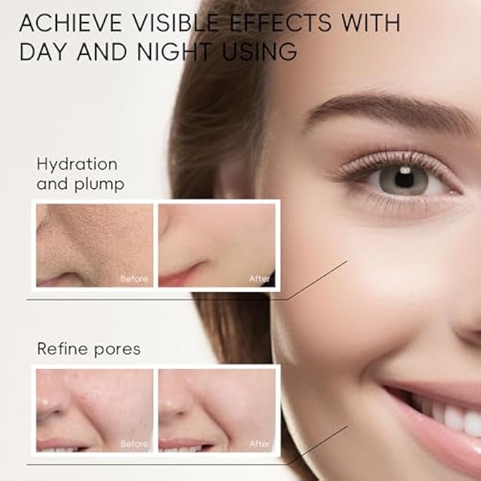 Rosarden Rice Serum for Face, 2Pcs Rice Raw Pulp Serum, Deep Moisturizing Nourish Dry Skin, Shrink Pores, Smooth Fine Line, Hydration & Plump, Control Oil, Natural Extracts Lightweight Texture, Fast Absorption - Image 4