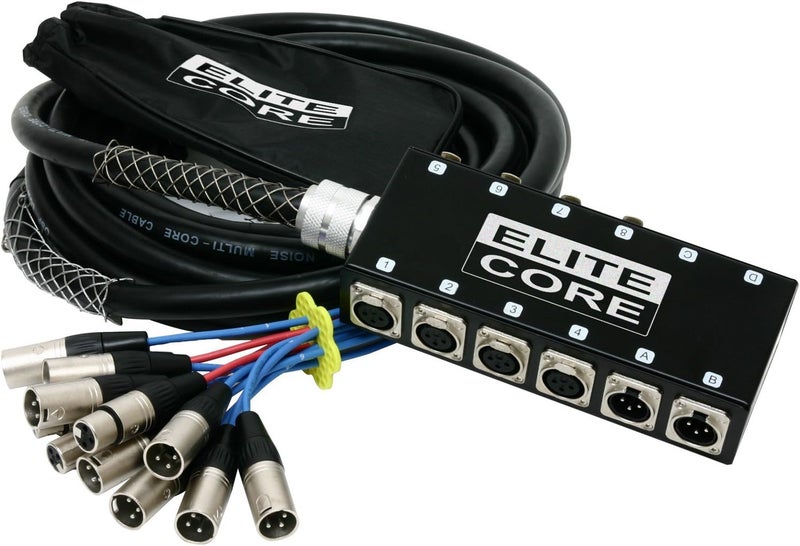 Elite Core PS8425 8 x 4 Channel 25' ft Stage Snake - Image 1