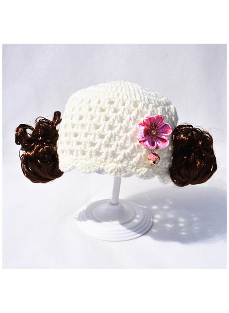KUYING Summer Fashion Full Head Set Wig Hat 