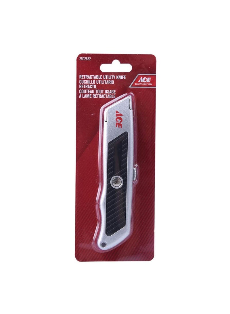 ACE Retractable Aluminum Utility Knife 