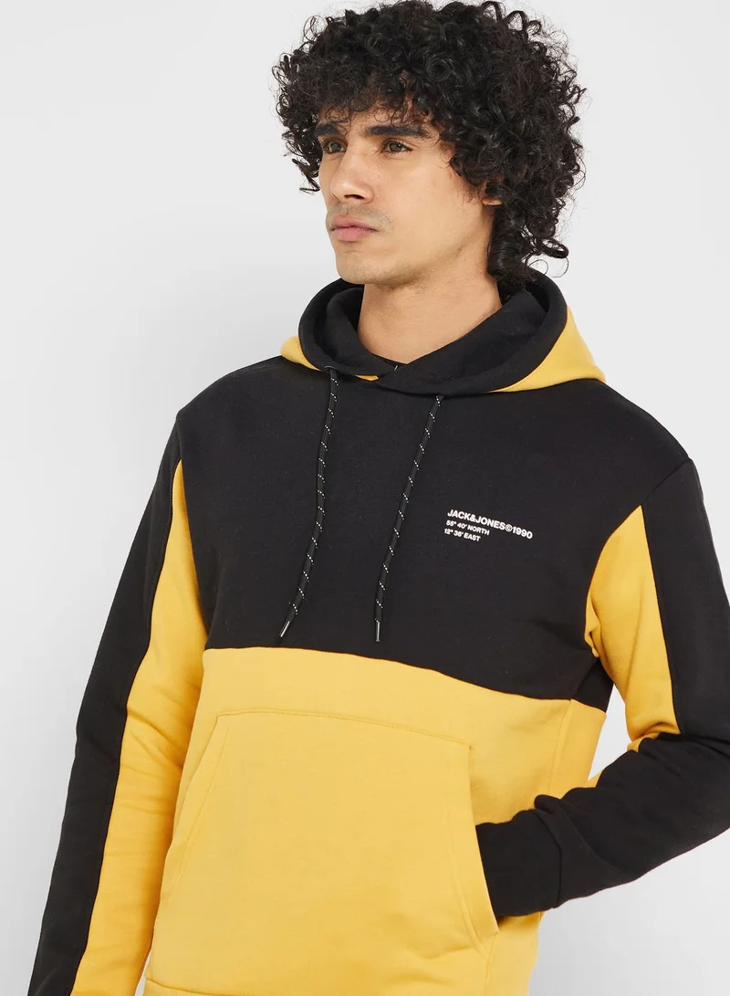 JACK & JONES Colorblock Hoodie
