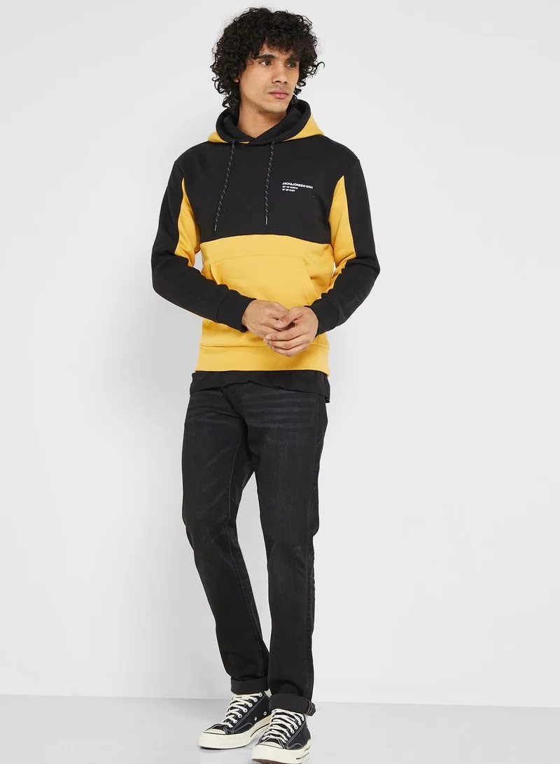 JACK & JONES Colorblock Hoodie