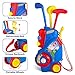 Jovizo Toddler Golf Set for Boys Girls 1 2 3 4 Years Old Kids Golf Clubs Set with Cart Putting Mat Outdoor Indoor Sports Toys Birthday Gift Blue - Image 4