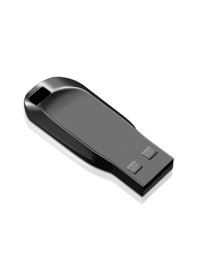 Whistle Metal Waterproof USB Key Chain 8G 16G 32G 64G 512g 2TB 1TB-Color:Black-Capacity:32G-1TB - Image 1