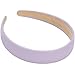 WantGor 1 Inch PU Leather Headband Wide Padded Hairband Fashion Hair Bands Cute Womens Headbands Holiday DIY Hair Accessories Purple - Image 2
