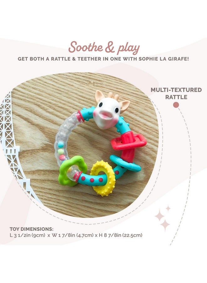 صوفي لا جيراف خشخيشة صوفي الزرافة متعددة الملمس | خفيفة وسهلة الإمساك | تُنشّط الحواس الخمس - Image 1