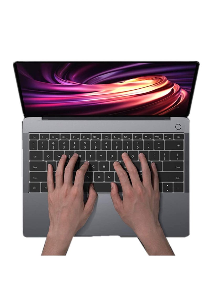 Soft Flexible Keyboard Protector Compatible with Huawei Matebook D15 15 inch, Silicone Film Cover Guard--Black - Image 3