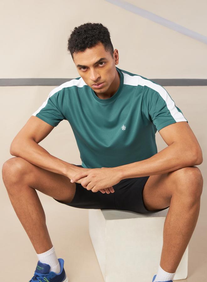 Cult Men Shoulder Pop Active Lightweight T-Shirt - Image 4