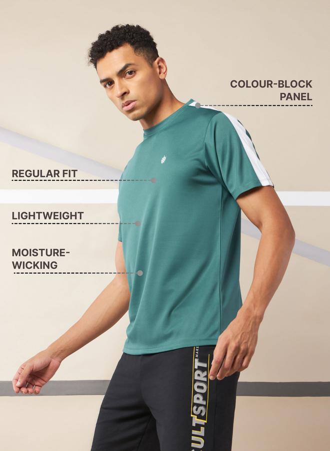 Cult Men Shoulder Pop Active Lightweight T-Shirt - Image 5
