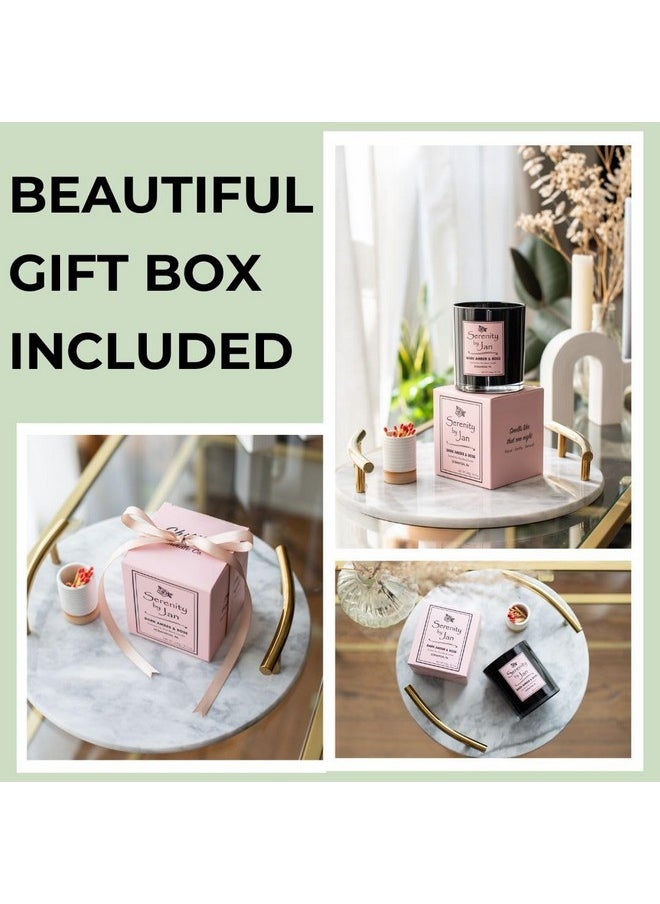Chillkat Serenity by Jan Scented Candle, Dark Amber and Rose  - Image 4