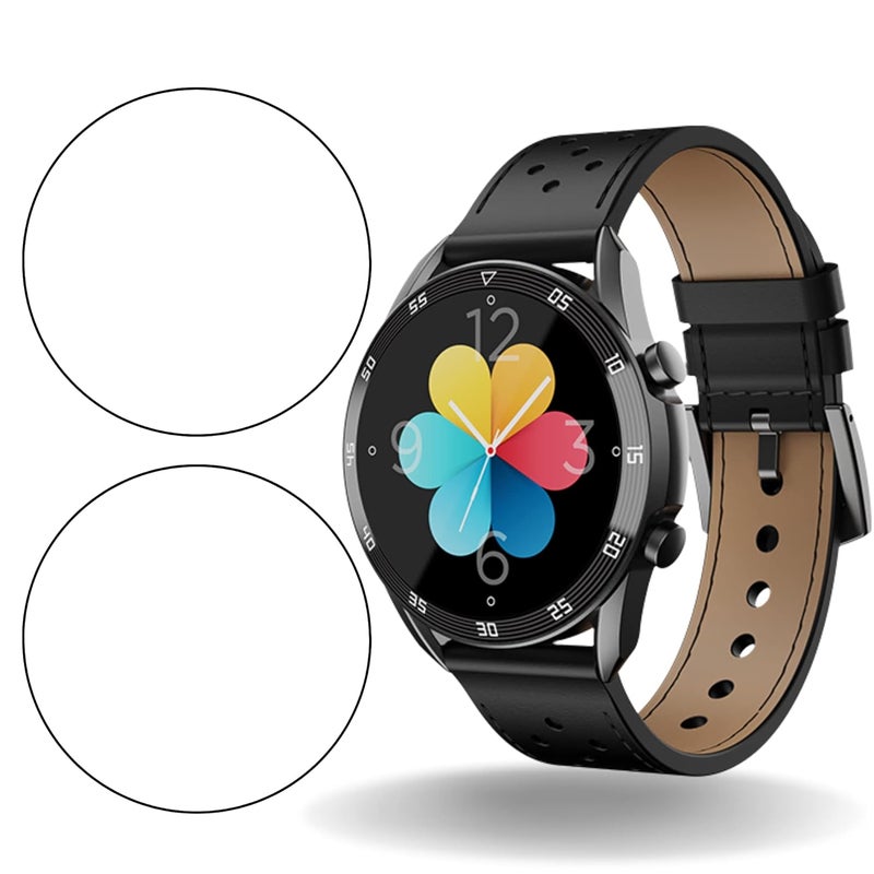 HELLOSCREEN Unbreakable Tempered Glass Screen Protector For BOAT WATCH PRIMIA (1.39") Smartwatch - Anti-Scratch, Bubble-free, Edge To Edge, Premium TPU Screen Guard for Boat Watch Primia [2 Pack] - Image 1