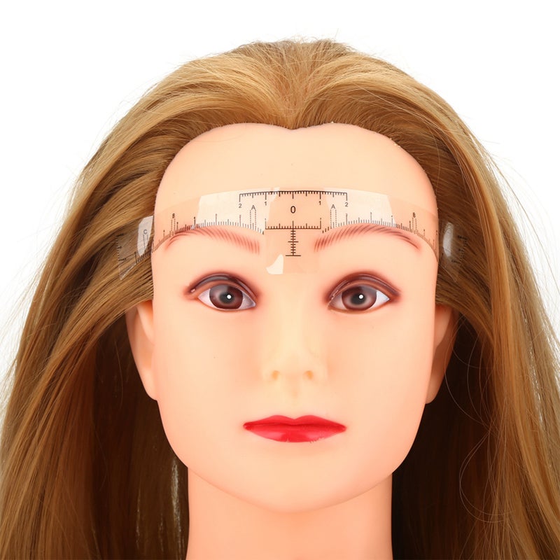 Disposable Eyebrow Stencil: 50-Pack Non-Toxic Skin-Safe Material - Easy To Stick & Tear Off Eyebrow Shaping Tool for Beginner Eyebrow Makeup, Home & Salon Use - Image 1